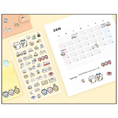 먼작귀 스케줄 스티커 농담곰 굿즈 다꾸 폰꾸 캐릭터 데코 스티커