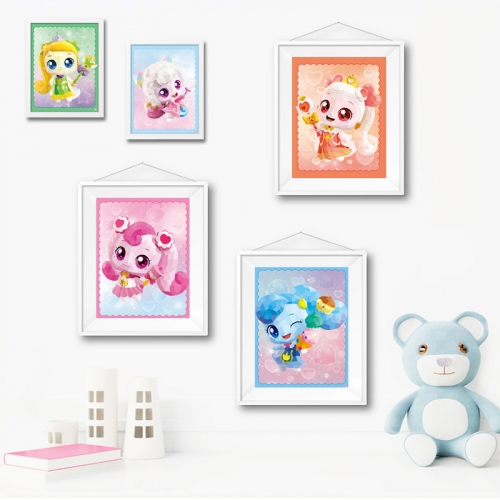 캐치티니핑 스티커 컬러링 색칠놀이 도안 어린이 컬러링북 놀이북