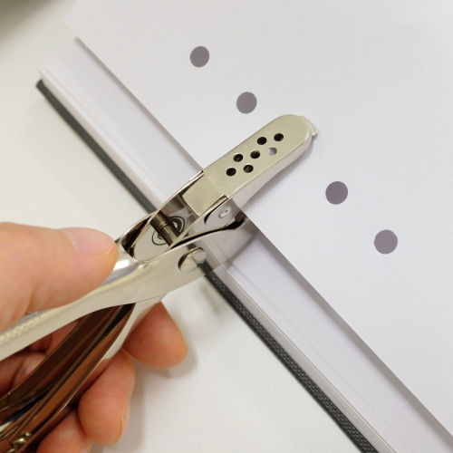 타공 펀치 펀칭기 1공 원형 종이