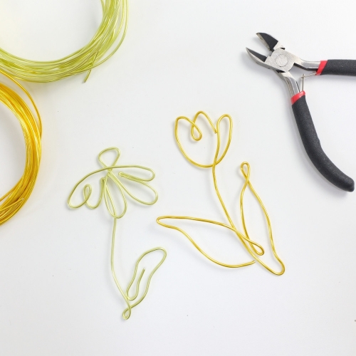 공예철사 와이어 공예용 컬러 철사 1mm