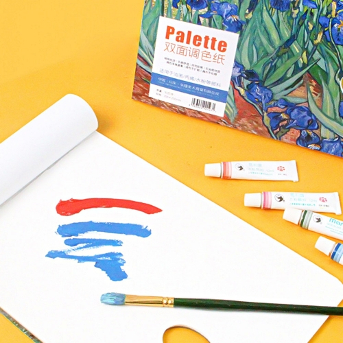 종이파레트 종이팔레트 일회용 1회용 아크릴물감 양면 30매