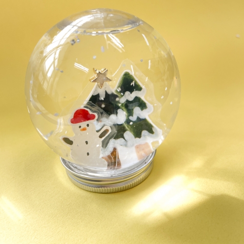 스노우볼 워터볼 만들기 크리스마스 DIY 벚꽃