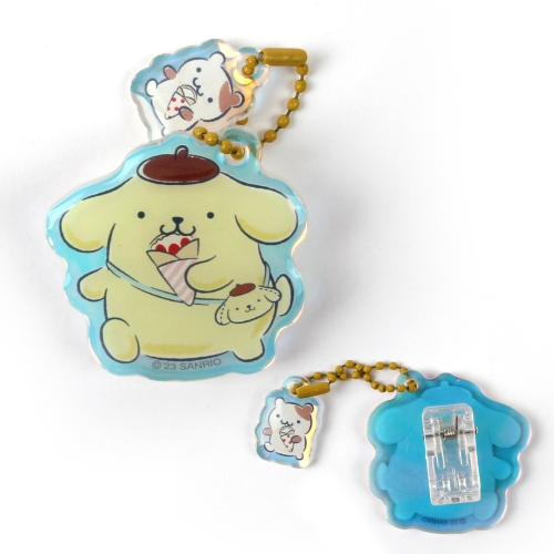 산리오 오로라 키링 클립 집게 다꾸 산리오캐릭터랜덤뽑기 24개세트