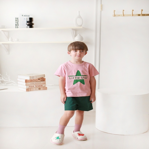 [미래아이] 하복 리틀스타 (핑크) 교사용티 있음