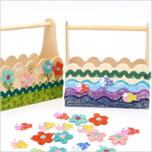 나무 수납 정리함 꾸미기