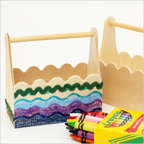 나무 수납 정리함 꾸미기