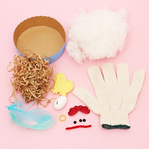 닭과 병아리 장갑인형