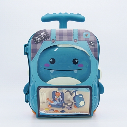 오리 공룡 캐리어 모래놀이 장난감 여행가방 샌드토이 세트