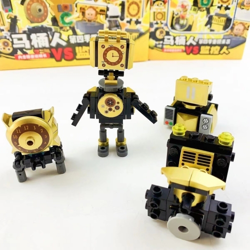 스키비디 토일렛 랜덤뽑기 골드 타이탄 블럭 가챠 피규어 24개 1box