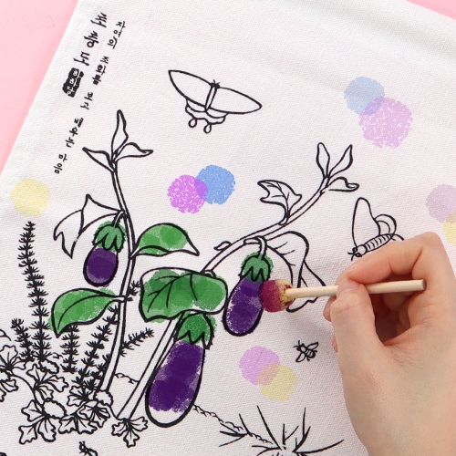 [하하당] 패브릭 민화 족자 (6종 택1)