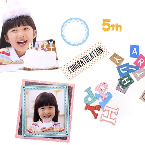 [만꾸] 블루액자 / DIY 생일액자