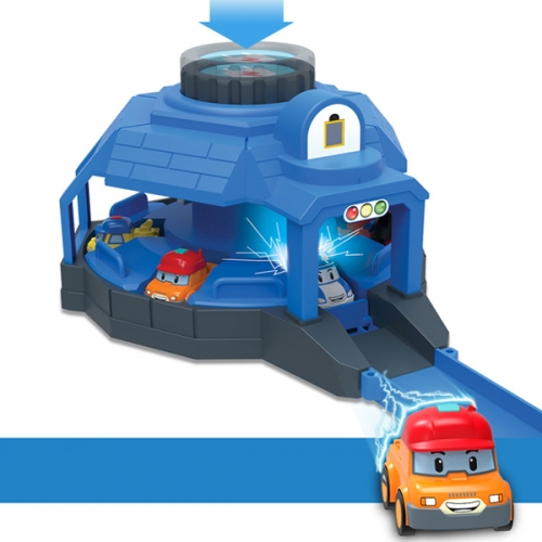 로보카폴리 스피드런처 고속도로세트 자동차 경주 (S83381)_아카데미과학