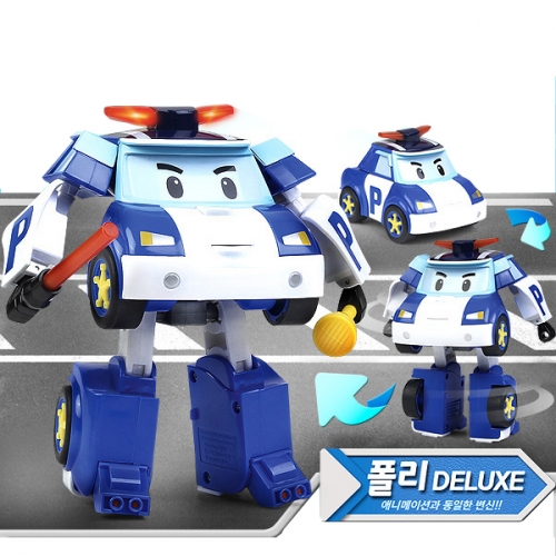 로보카폴리 폴리 변신디럭스 5인치 경찰차 장난감 선물 (S83094)_아카데미과학