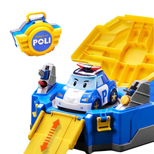 로보카폴리 디럭스 폴리 변신기지세트 경찰차 로봇 (S83072)_아카데미과학