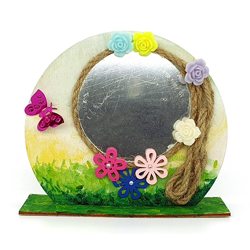 [키즈킹] 거울 꽃 스탠드액자 만들기(4종 택1)