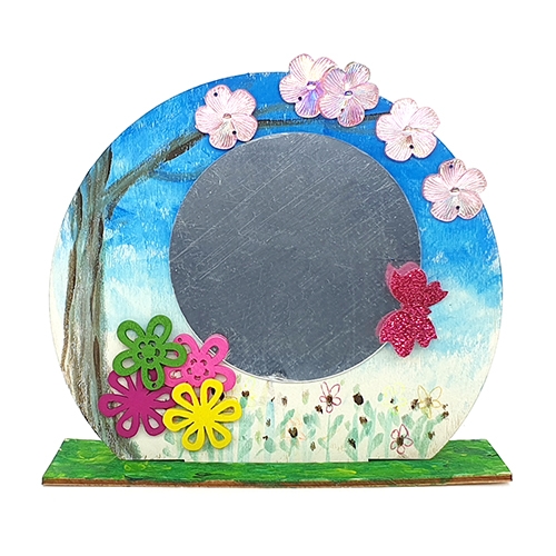 [키즈킹] 거울 꽃 스탠드액자 만들기(4종 택1)