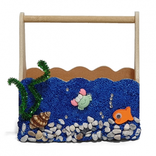 [키즈킹] 꽃게비즈 바다 정리함 만들기