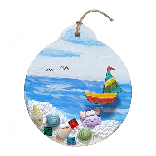 [키즈킹] 바다풍경 걸이 만들기(2종 택1)