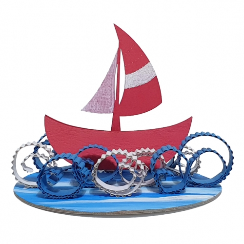 [키즈킹] 종이돛단배 꾸미기(2종 택1)