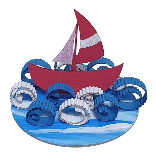 [키즈킹] 종이돛단배 꾸미기(2종 택1)