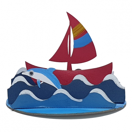[키즈킹] 종이돛단배 꾸미기(2종 택1)