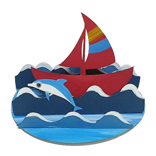 [키즈킹] 종이돛단배 꾸미기(2종 택1)