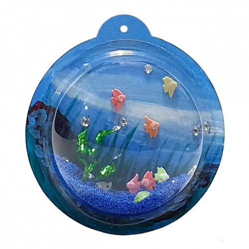 [키즈킹] 여름 바다풍경 꾸미기-원형반구(3종 택1)