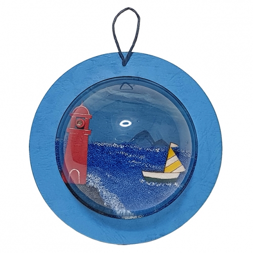 [키즈킹] 여름 바다풍경 꾸미기-원형반구(3종 택1)