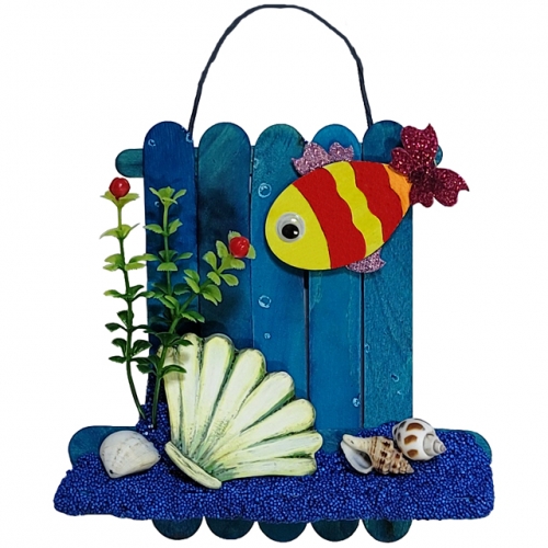 [키즈킹] 여름 바다풍경 꾸미기-원형반구(3종 택1)