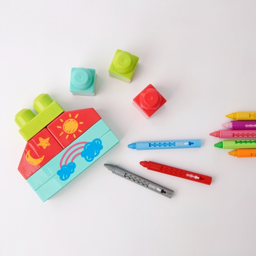 [베베스쿨] 베베크레용 유아 색연필 크레파스 크레용