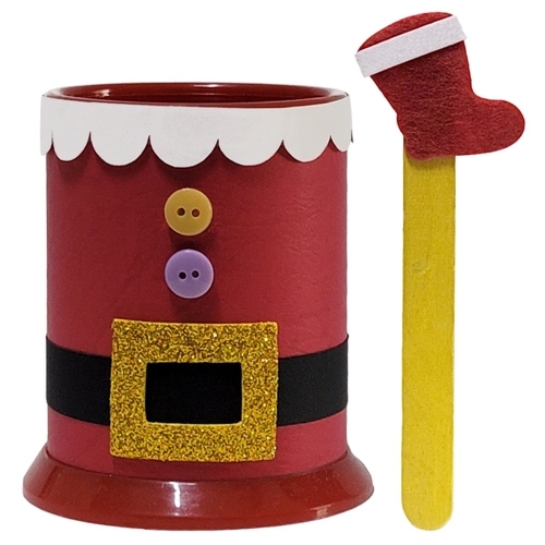 [키즈킹] 크리스마스 산타옷 PVC연필꽂이 만들기