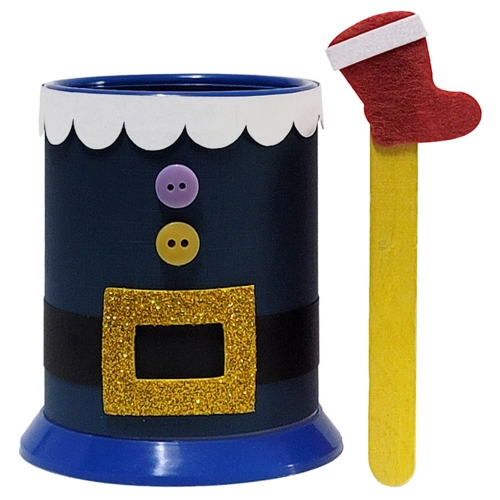 [키즈킹] 크리스마스 산타옷 PVC연필꽂이 만들기