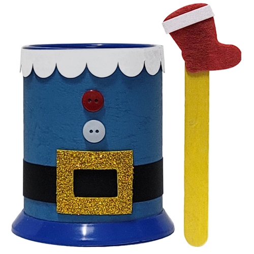 [키즈킹] 크리스마스 산타옷 PVC연필꽂이 만들기