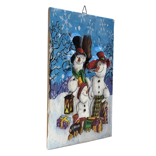 [키즈킹] 크리스마스 냅킨 입체사각액자 만들기