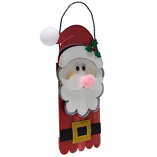 [키즈킹] 크리스마스 산타 컬러스틱장식 만들기기