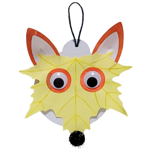 [키즈킹] 한지 낙엽 동물 걸이 만들기-여우