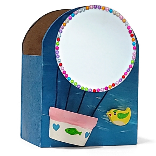 [키즈킹] 연필꽂이 거울 만들기-열기구