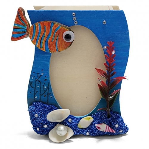 [키즈킹] 연필꽂이액자 만들기-바다(3종 택1)