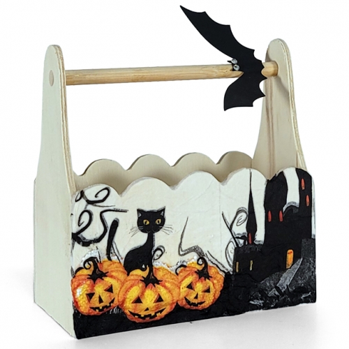 [키즈킹] 정리함 만들기-할로윈냅킨