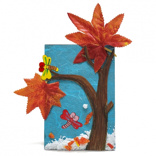 [키즈킹] 계절나무 사각 탁상액자 만들기(4종 택1)