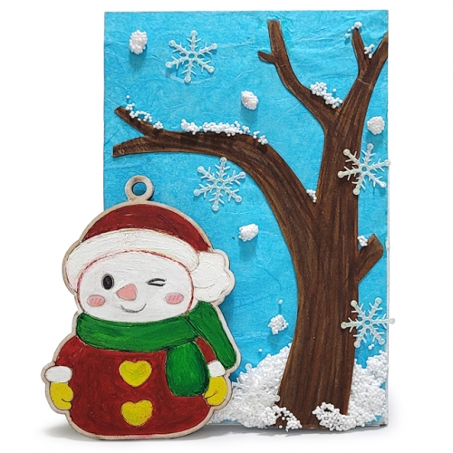 [키즈킹] 계절나무 사각 탁상액자 만들기(4종 택1)