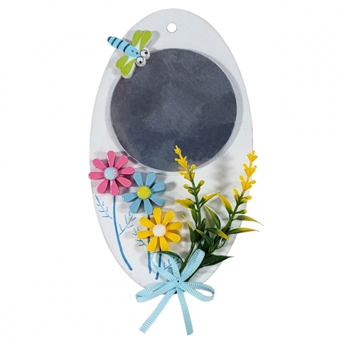 [키즈킹] 꽃거울 타원형걸이 만들기(2종 택1)