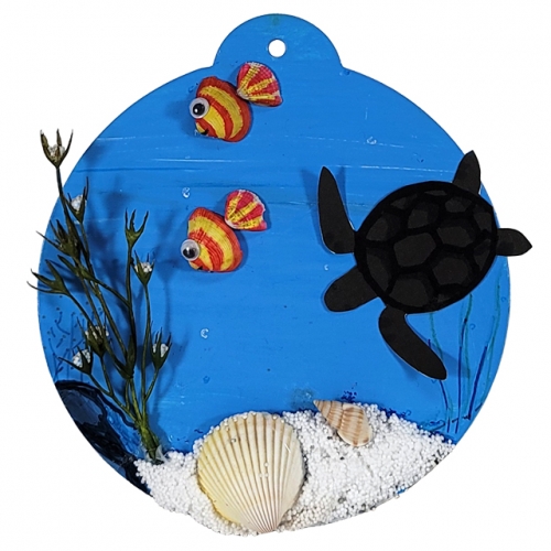 [키즈킹] 와패걸이 만들기-바다풍경(6종 택1)