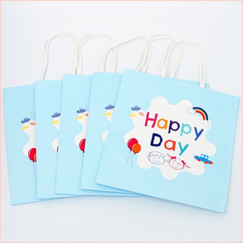 해피데이 종이 쇼핑백(5개1세트)