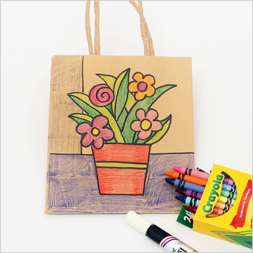 미니 종이 쇼핑백(4개1세트)