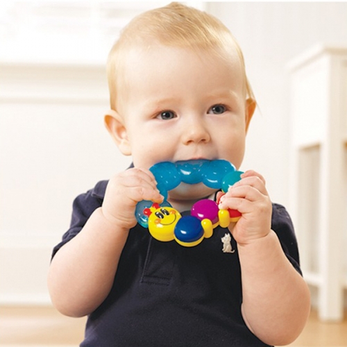 [베이비아인슈타인] 애벌레 액체치발기 딸랑이