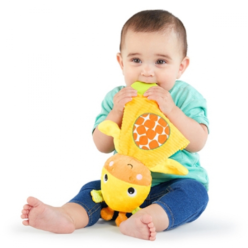 [브라이트스타트] 부스럭 치발기 인형 2종 선택구매 (코끼리/기린)