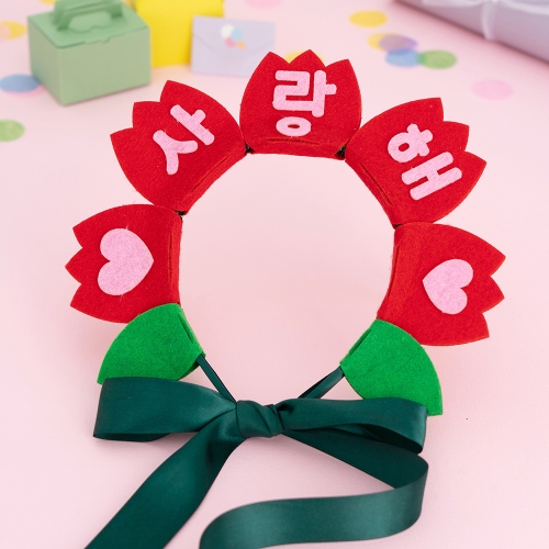 [4+1] 민화샵 카네이션 머리띠