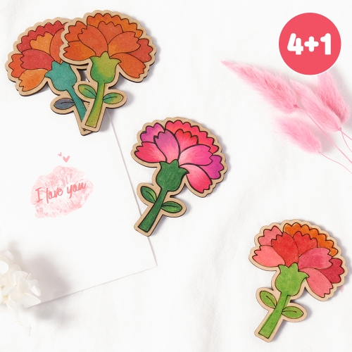 [4+1] 민화샵 카네이션 브로치 만들기