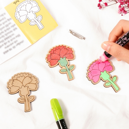 [4+1] 민화샵 카네이션 브로치 만들기